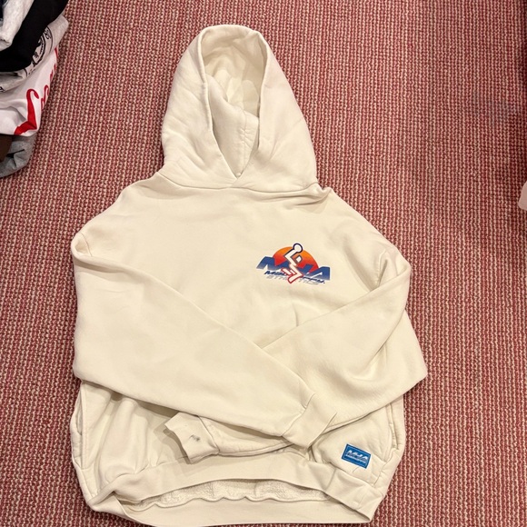 Madhappy Sweaters - Madhappy Off-White Hoodie with Logo